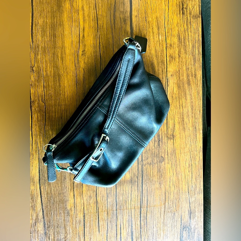 Coach Demi Baguette Mini Bag Leather